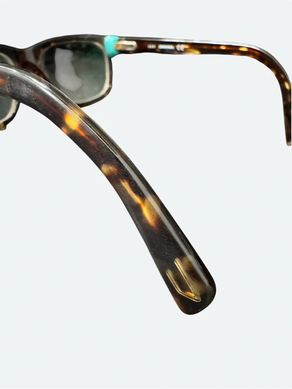 DIESEL DL5072-1 Tortoise Shell Eyeglass Frames with Teal Accents 53-15-145